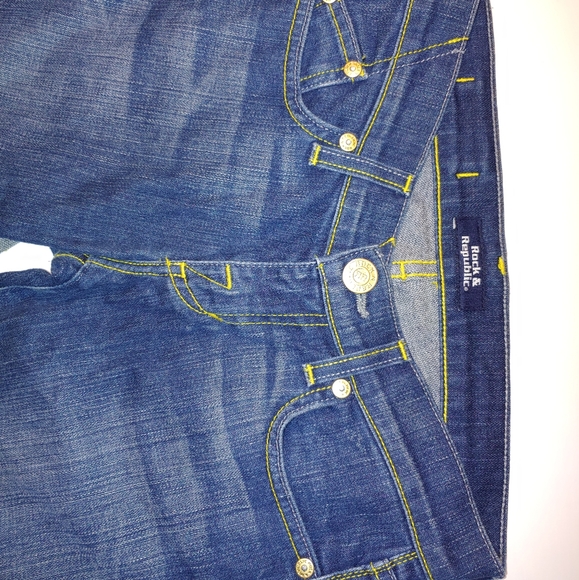 Rare Rock & Republic Cuffed Capri/Cropped Jeans Sz.24 - Picture 10 of 10